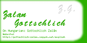 zalan gottschlich business card